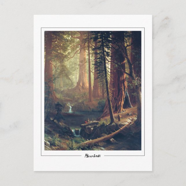 Albert Bierstadt #113 - Fine Art Postcard (Front)