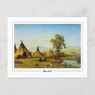 Albert Bierstadt #118 - Carte postale Art