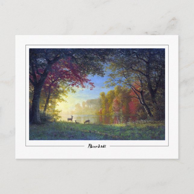 Albert Bierstadt #11 - Fine Art Postcard (Front)