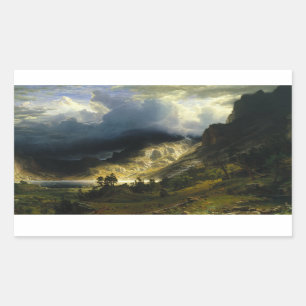 Albert Bierstadt - A Storm in the Rocky Mountains Sticker