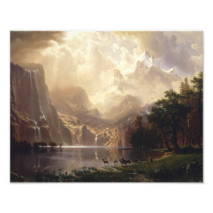 Albert Bierstadt - Among the Sierra Nevada Photo Print