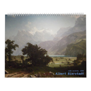 Albert Bierstadt Artwork Calendar