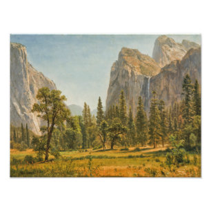 Albert Bierstadt - Bridal Veil Falls, Yosemite Photo Print