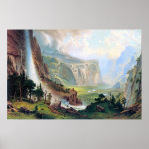 Albert Bierstadt-Half Dome in Yosemite Poster
