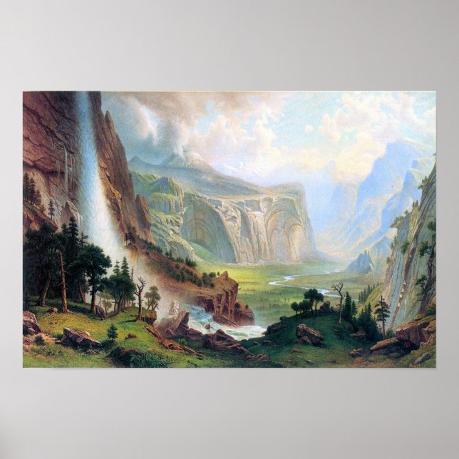 Albert Bierstadt-Half Dome in Yosemite Poster (Front)
