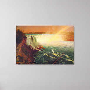 Albert Bierstadt, Niagara Falls. Canvas Print