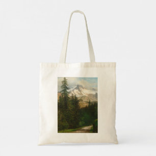 Albert Bierstadt Painting Snow in the High Country Tote Bag