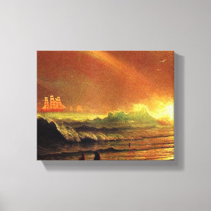 Albert Bierstadt painting, The Golden Gate, Canvas Print