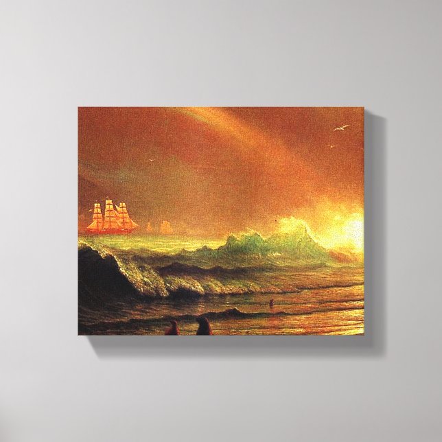 Albert Bierstadt painting, The Golden Gate, Canvas Print (Front)