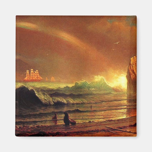 Albert Bierstadt painting, The Golden Gate Magnet (Front)