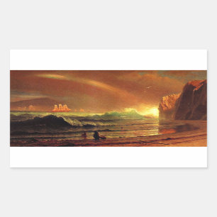 Albert Bierstadt painting, The Golden Gate, Sticker