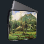 Albert Bierstadt - Sierra Nevada Mountains, Laptop Sleeve<br><div class="desc">Sierra Nevada Mountains,  beautiful painting by Albert Bierstadt.</div>