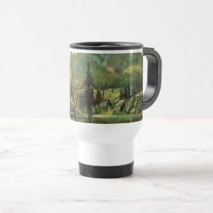 Albert Bierstadt - Sierra Nevada Mountains, Travel Mug