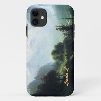 Albert Bierstadt staubbach falls near... iPhone 11 Case