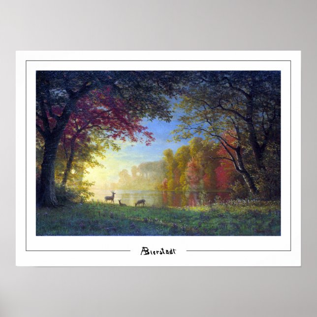 Albert Bierstadt Zedign Art Poster #11 (Front)