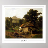Albert Bierstadt Zedign Art Poster #299