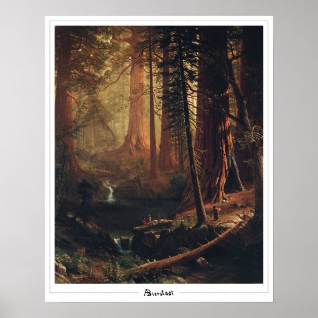 Albert Bierstadt Zedign Art Poster #4 (Front)