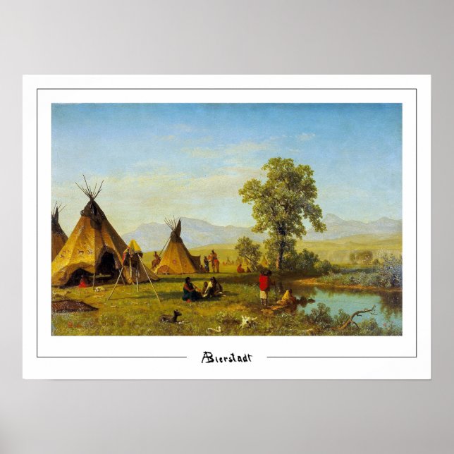 Albert Bierstadt Zedign Poster d'art #118 (Devant)