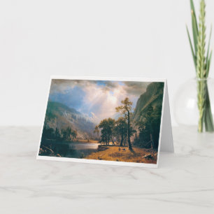 Albert Bierstadt's Half Dome Yosemite Valley, 1870 Card