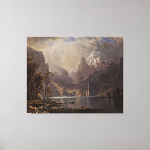 Albert Bierstadt's Lake Tahoe, 1868 Canvas Print