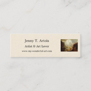 Albert Bierstadt's Painting, In the Mountains 1867 Mini Business Card