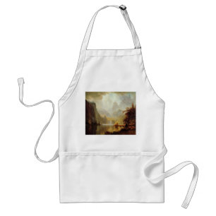 Albert Bierstadt's Painting, In the Mountains 1867 Standard Apron
