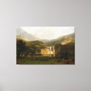 Albert Bierstadt's Rocky Mountains, Lander's Peak Canvas Print