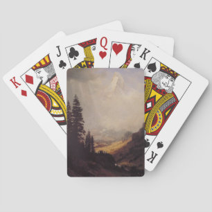 Albert Bierstadt's The Matterhorn, 1867 Jigsaw Puz Playing Cards