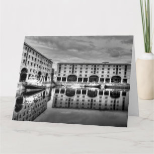 Albert Dock Liverpool Reflections  Card