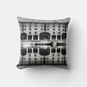 Albert Dock Liverpool Throw Pillow