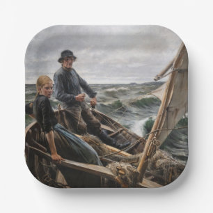 Albert Edelfelt - At Sea Paper Plate
