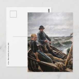 Albert Edelfelt - At Sea Postcard