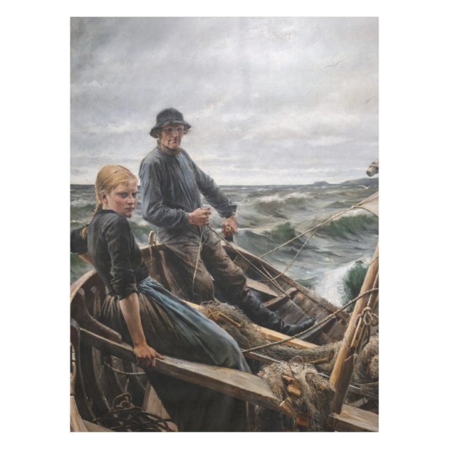 Albert Edelfelt - At Sea Tablecloth (Front)