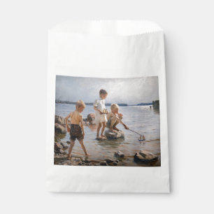 Albert Edelfelt - Boys Playing on the Shore Favour Bag