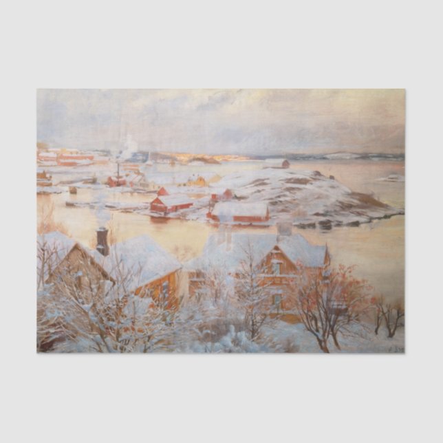Albert Edelfelt - December Day Tissue Paper (Front)