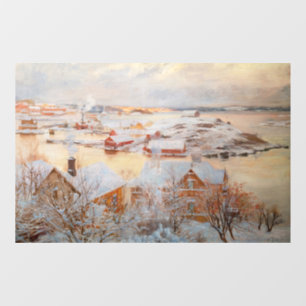 Albert Edelfelt - December Day Window Cling