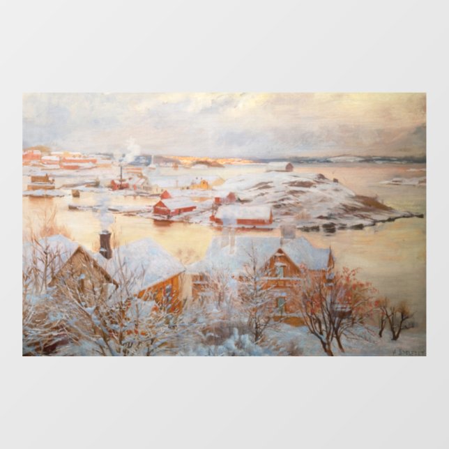 Albert Edelfelt - December Day Window Cling (Sheet)