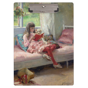 Albert Edelfelt - Good Friends Clipboard