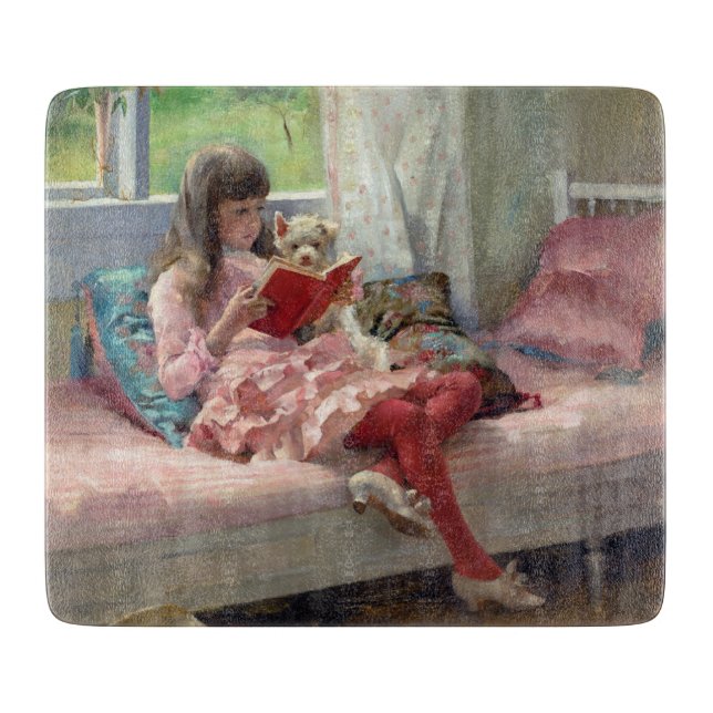 Albert Edelfelt - Good Friends Cutting Board (Front)