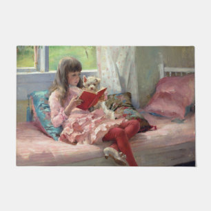 Albert Edelfelt - Good Friends Doormat