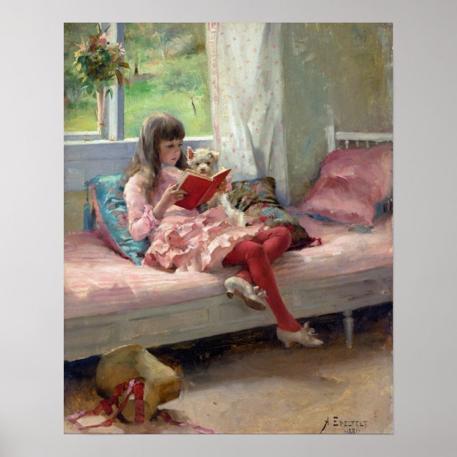 Albert Edelfelt - Good Friends Poster (Front)