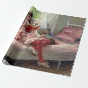 Albert Edelfelt - Good Friends Wrapping Paper