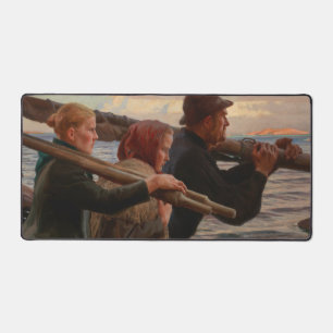 Albert Edelfelt - In the Outer Archipelag Desk Mat