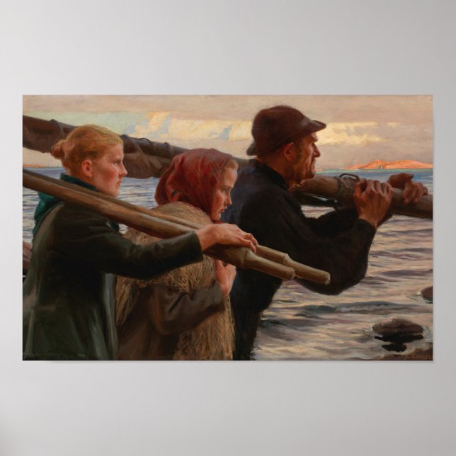 Albert Edelfelt - In the Outer Archipelago Poster (Front)