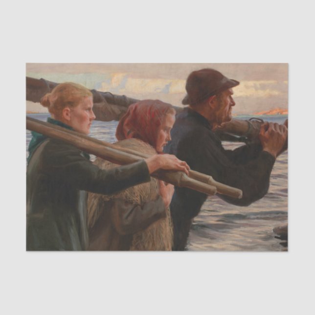 Albert Edelfelt - In the Outer Archipelago Tissue Paper (Front)