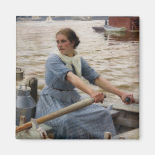 Albert Edelfelt - La Laitiere Magnet