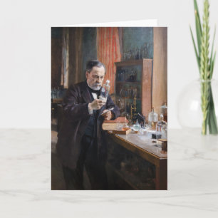 Albert Edelfelt - Portrait of Louis Pasteur Card