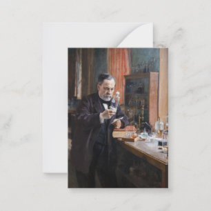 Albert Edelfelt - Portrait of Louis Pasteur Card