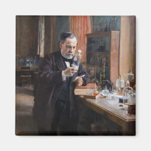 Albert Edelfelt - Portrait of Louis Pasteur Magnet