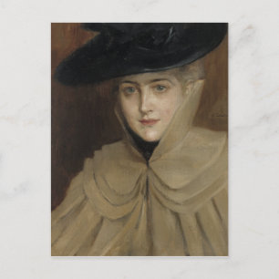 Albert Edelfelt The Black Hat CC0269 Postcard